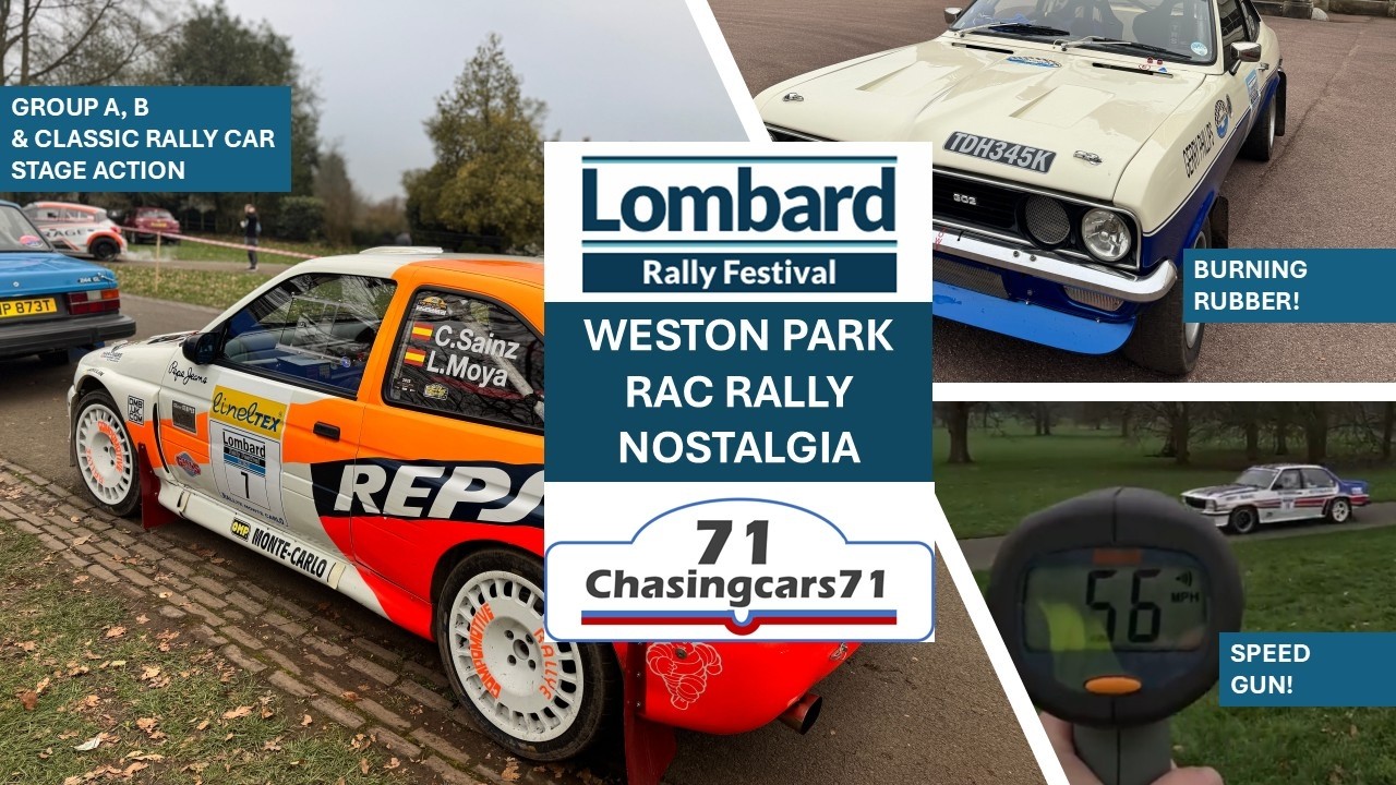 Rally Nostalgia - Special Stage Action & Speed Gun - with awesome retro rally cars at Country Estate