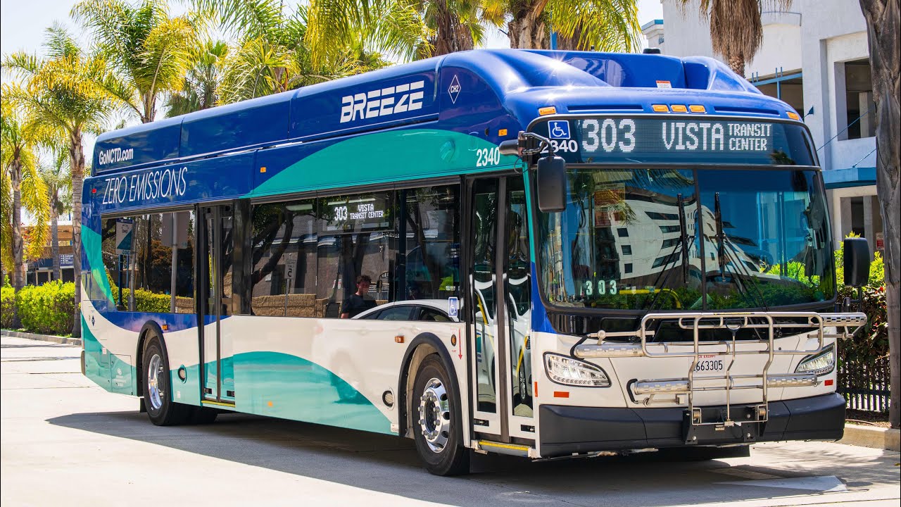 NCTD BREEZE: 2024 New Flyer Xcelsior Charge FC XHE40 #2340 Audio Recording