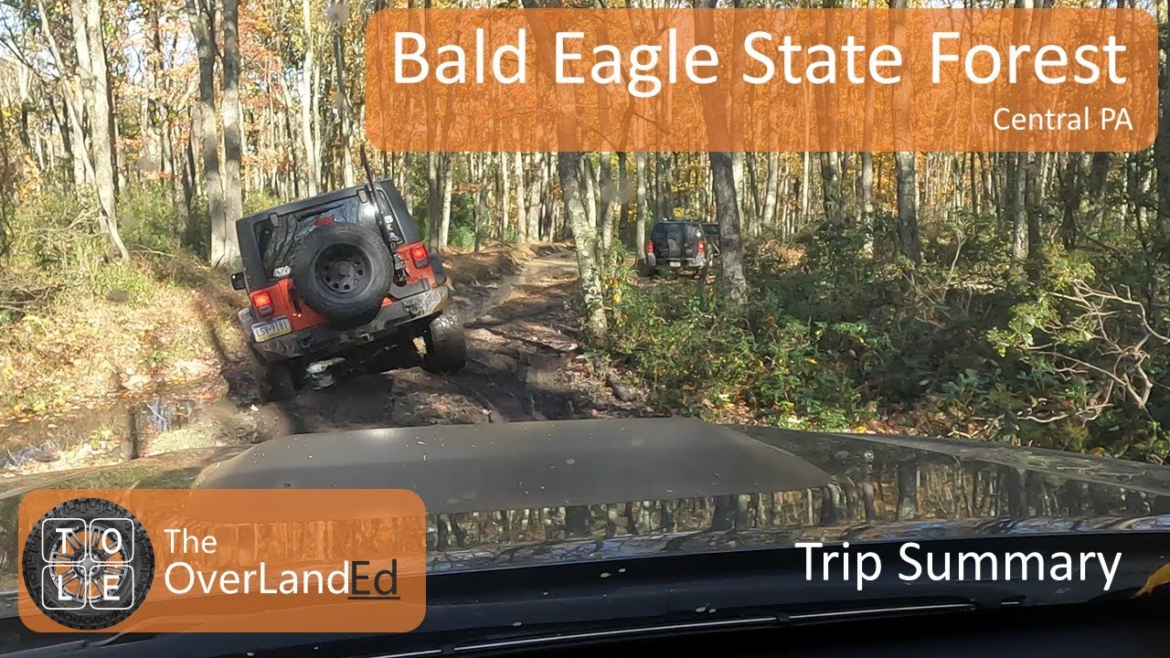 Bald Eagle State Forest (central PA) trip summary (10-22-2023)