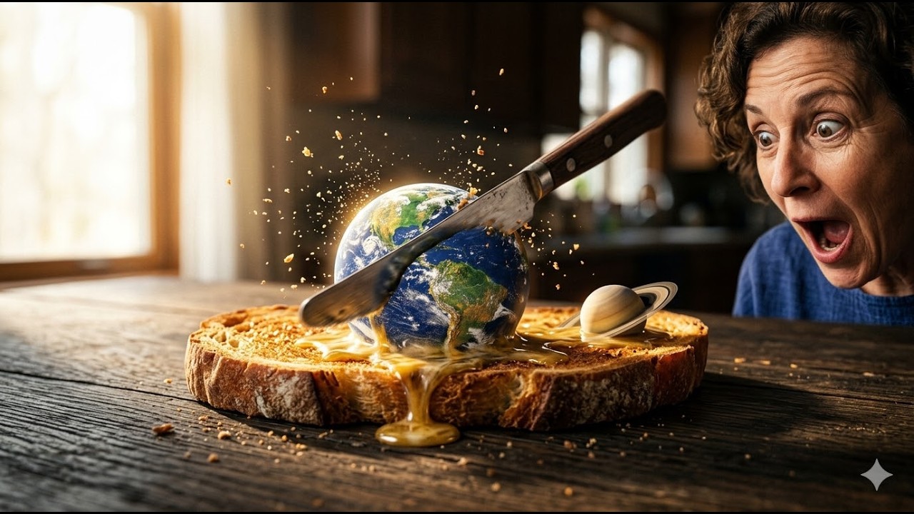 Spreading Mini Planets on Toast 🪐✨ | Super Satisfying ASMR (No Talking)