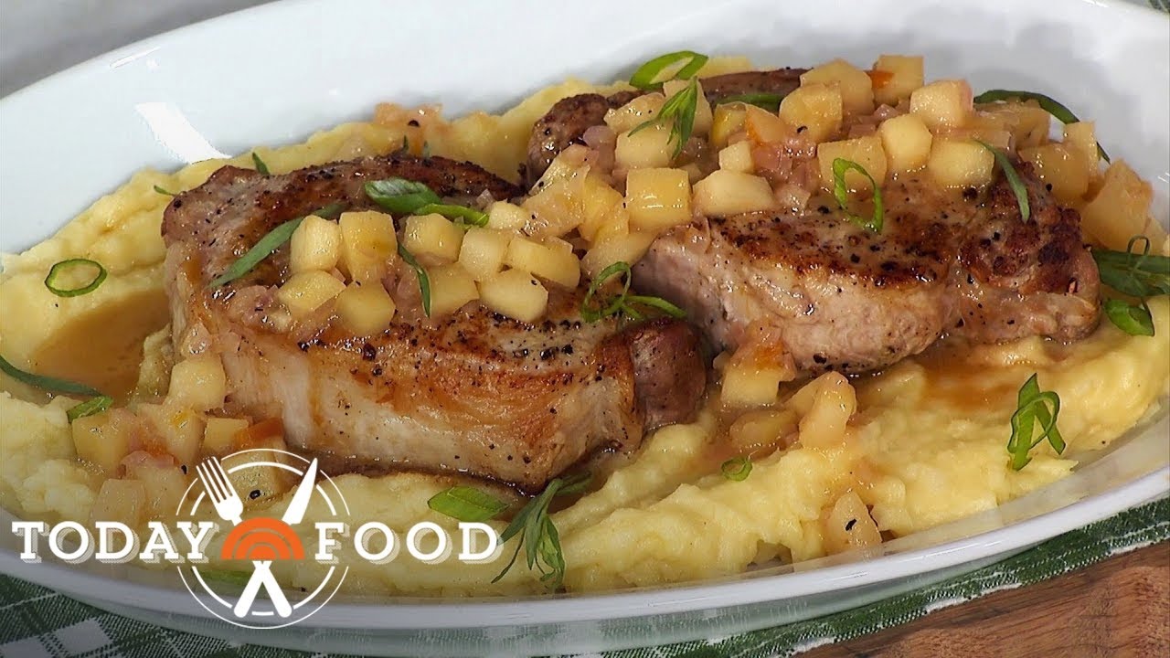 Get Danielle Kartes' Recipe for Smashed Potatoes and Pork Chops