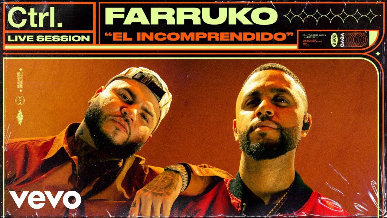 Farruko, Dj Adoni - El Incomprendido (Live Session) | Vevo Ctrl