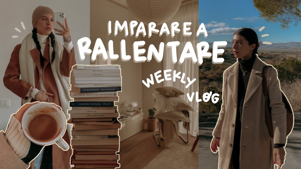 WEEKLY VLOG | Giorni di Relax in Toscana, Haul,  Social Media & Salute Mentale, Outfits, Libri.. 🤍❄️