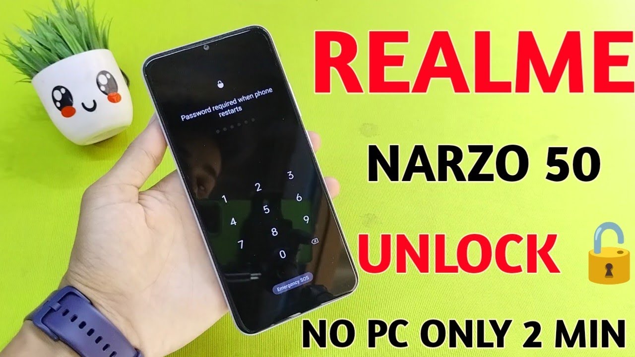 Realme narzo 50a pattern unlock | realme narzo 50a lock kaise tode