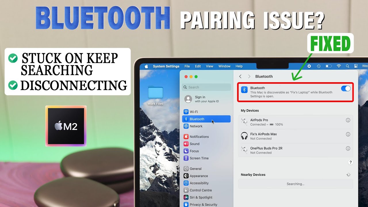 Jak naprawić problem z Bluetooth w MacBooku Air M2!
