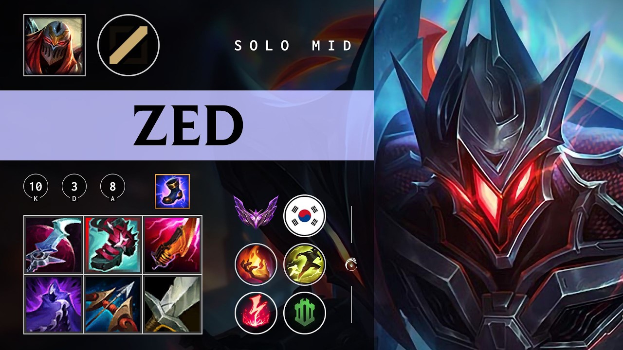 Zed Mid vs Sylas - KR Master Patch 26.04