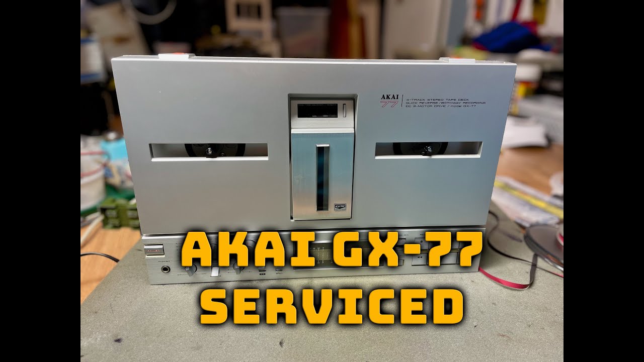 Akai GX-77 bandrecorder reel-to-reel  / Serviced. GX77 GX 77