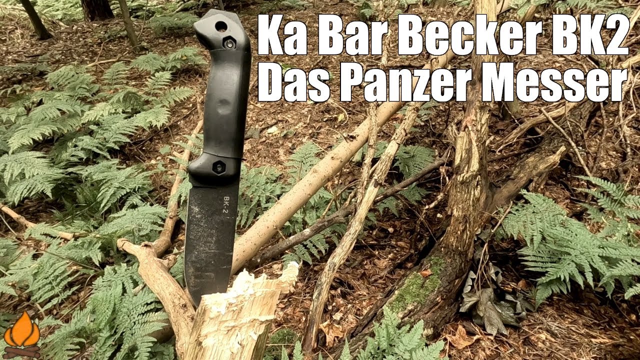 Ka Bar Becker BK2 Campanion - Das unzerstörbare Panzer Survival Messer