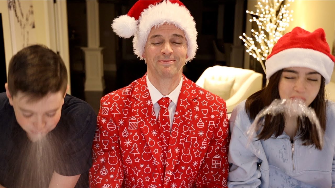 TRY NOT TO LAUGH CHALLENGE!! Christmas Dad Jokes Part 2