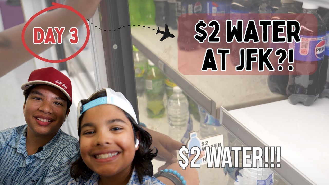 $2 Water at JFK?! | Day 3 of 25 Flights for 1M Points