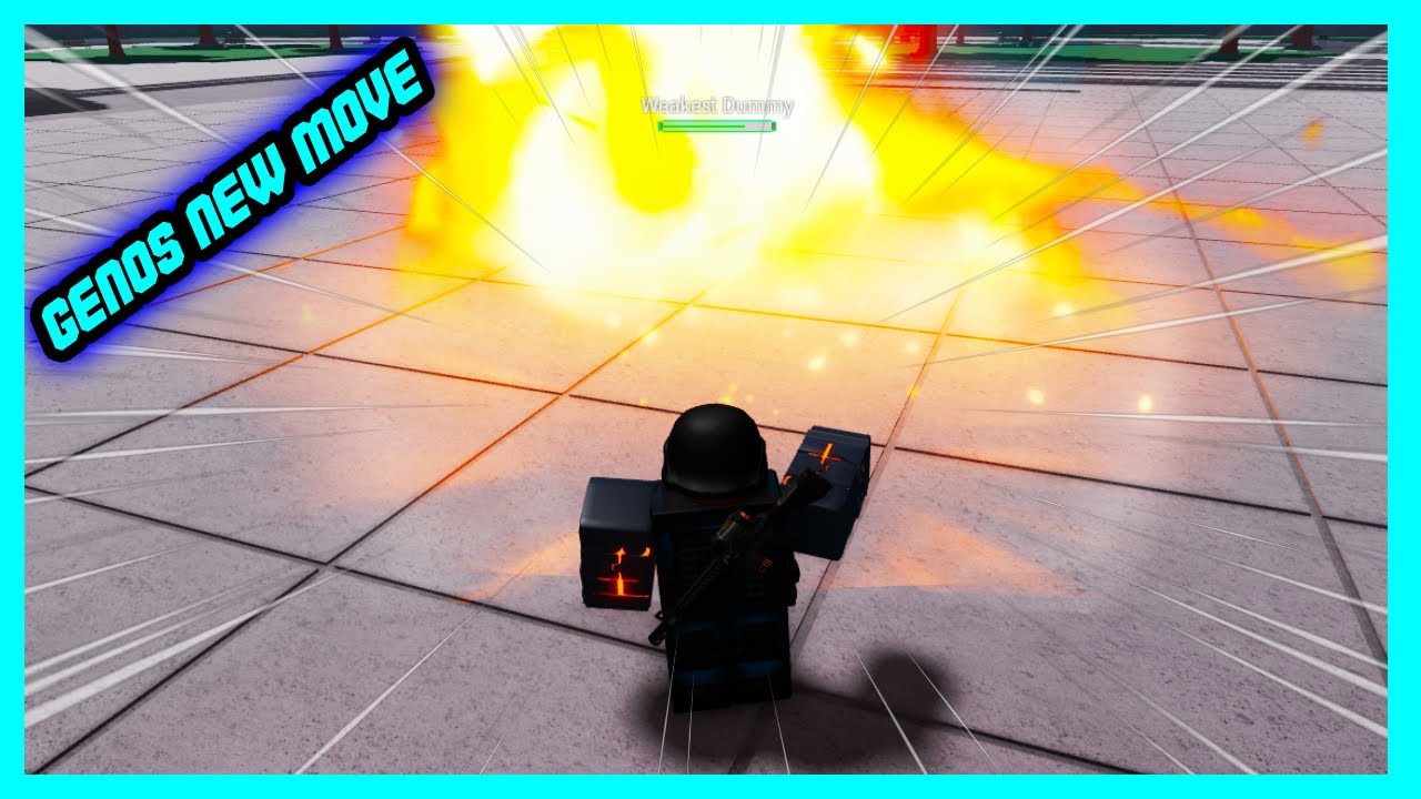 AMAZING NEW GENOS MOVE In Roblox Saitama Battlegrounds