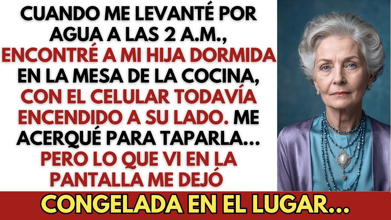 A Las 2 De La Mañana Encontré A Mi Hija Dormida En La Cocina  Su Celular Encendido Me Dej