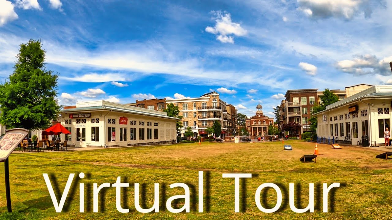 Alpharetta, GA - Downtown Walking Tour - 4K