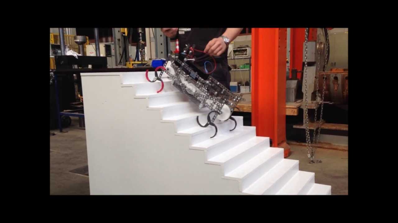 Stair climbing robot (Triple Bended Crosswheels)