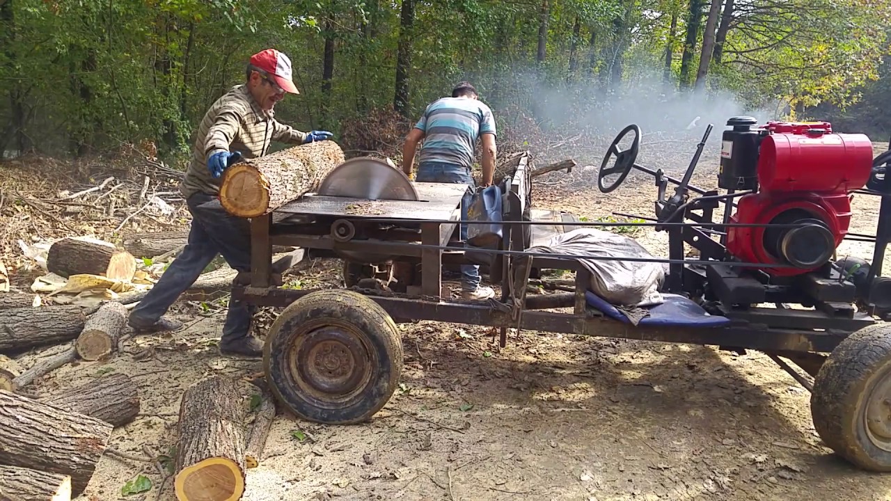 Pancar motorla odun kesme