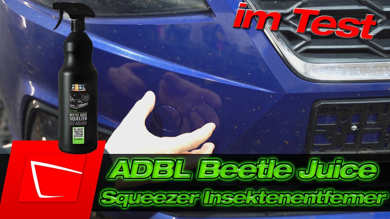 Endlich Insekten! ADBL Beetle Juice Squeezer Insektenentferner und Vorreiniger Test enorm kraftvoll