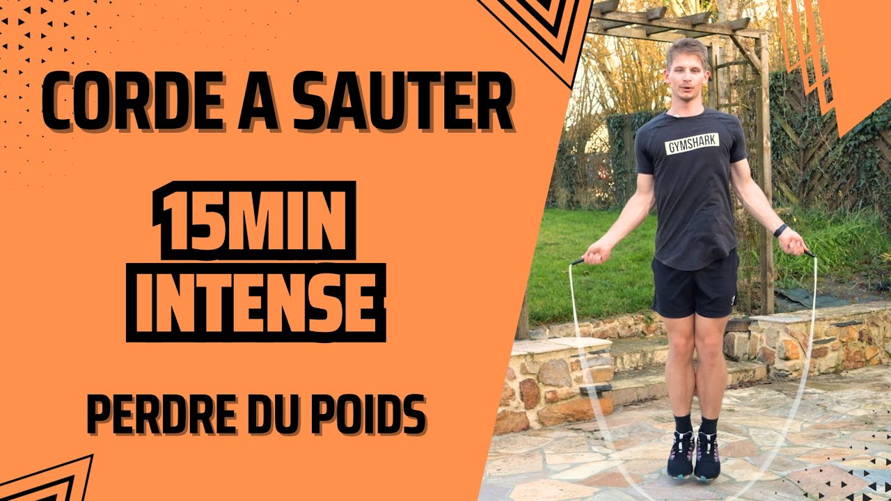 Séance CORDE À SAUTER pour PERDRE DU POIDS (15min intense)