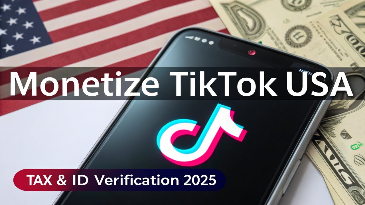 Monetize TikTok USA Account 2025 ✅ | Full Guide: ID & Tax Verification Explained