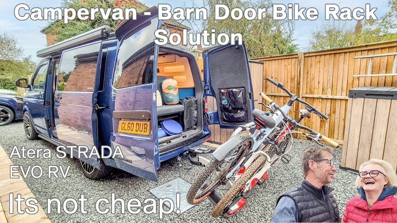 VW Campervan — крепление для велосипедов с доступом к задним дверям без необходимости вынимать ве...