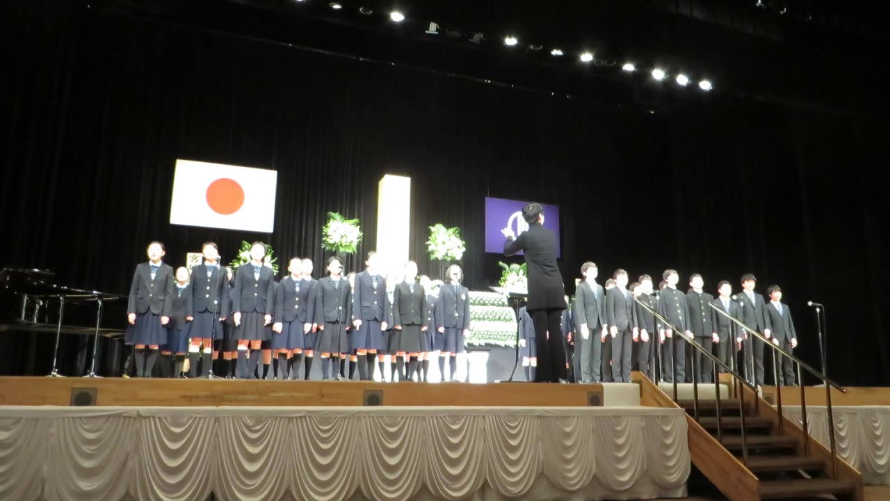MVI 5733　2014年3月11日追悼式仙台市立第一中学校「仲間とともに」