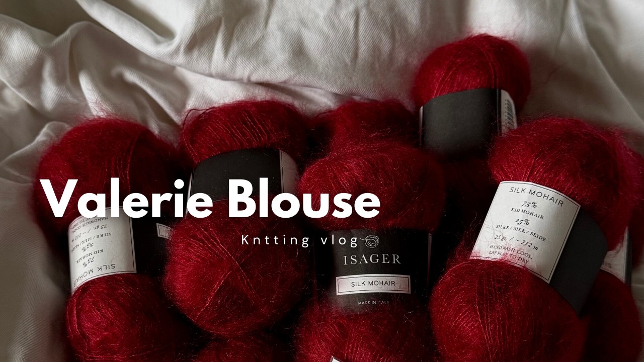 별로 어렵지 않은 도안..ㅎ 어렵게 뜨는법 | valerie blouse