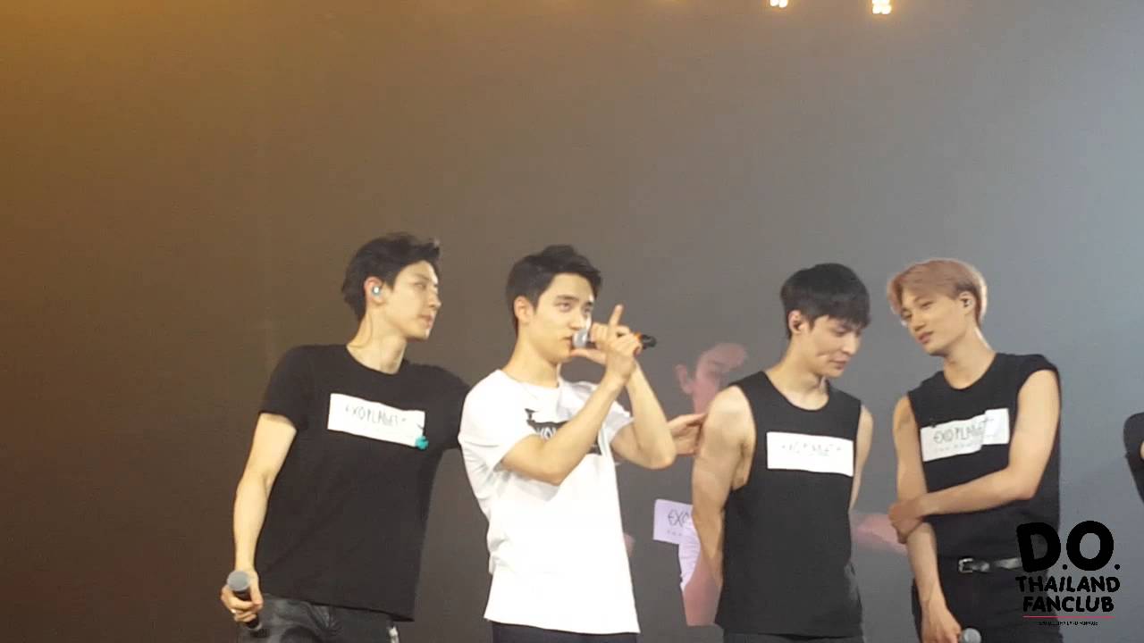 [Fancam] 150621 The EXO'luXion in BKK D2 - D.O.'s Ending Ment