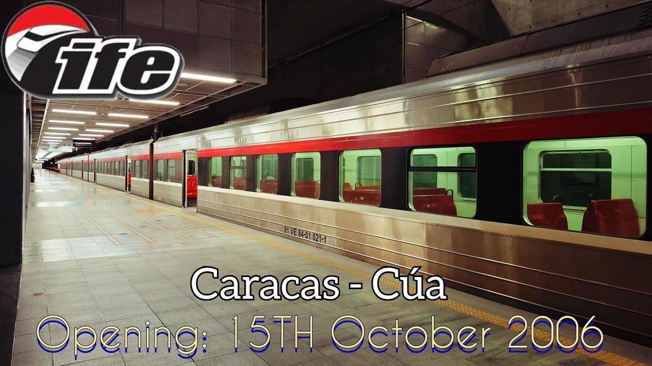 Recorrido de Caracas a Cúa en hora pico matutina | Ferrocarril central de Los Valles del Tuy (IFE)