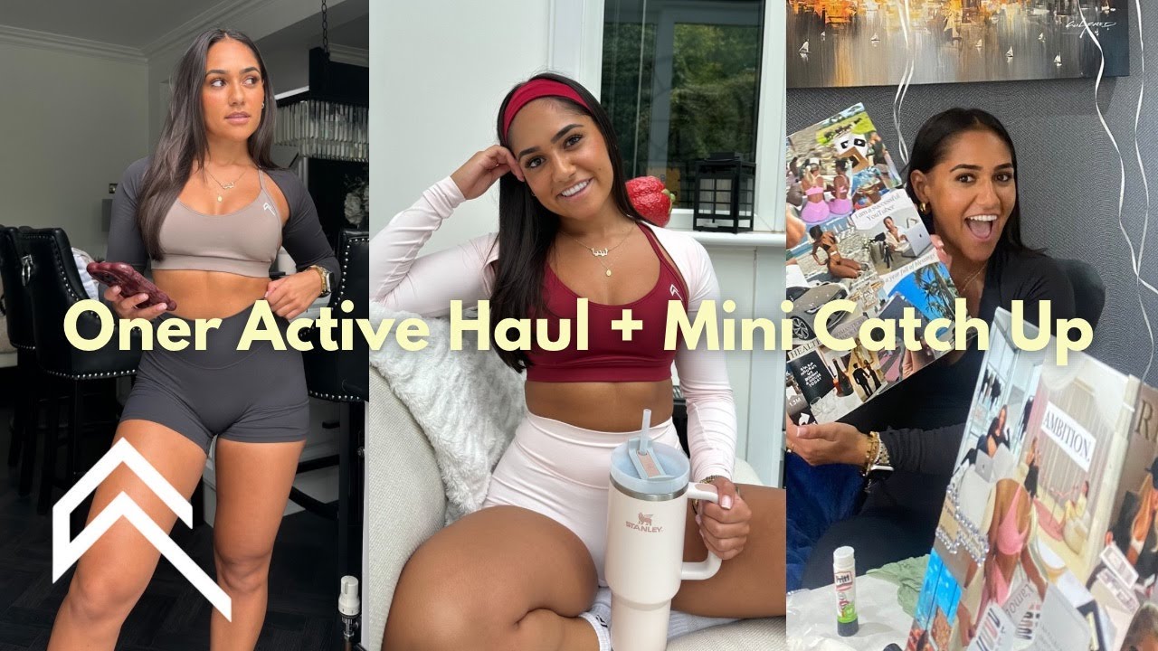 ONER ACTIVE TRY-ON HAUL + CATCH UP WITH ME