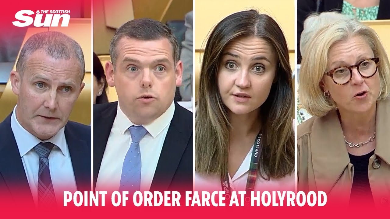 Ridiculous Point of Order's farce at Holyrood