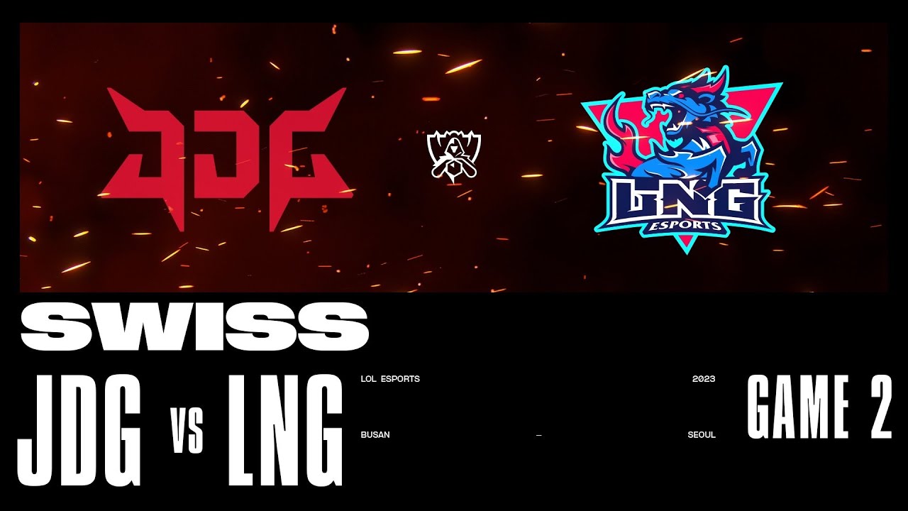 JDG vs. LNG - Game 2 | Swiss Stage | 2023 Worlds | JDG Intel Esports Club vs LNG Esports (2023)