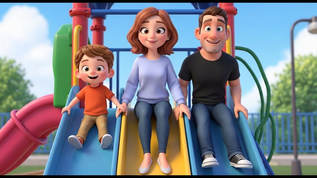 Day at the Park  - Learning at an Outdoor Playground - Toddler Videos - Playground Song