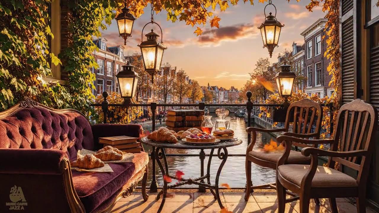 Cozy Morning Jazz Cabin for Positive Energy | Gentle Lakeside Jazz Background Music for Work ☕☕☕