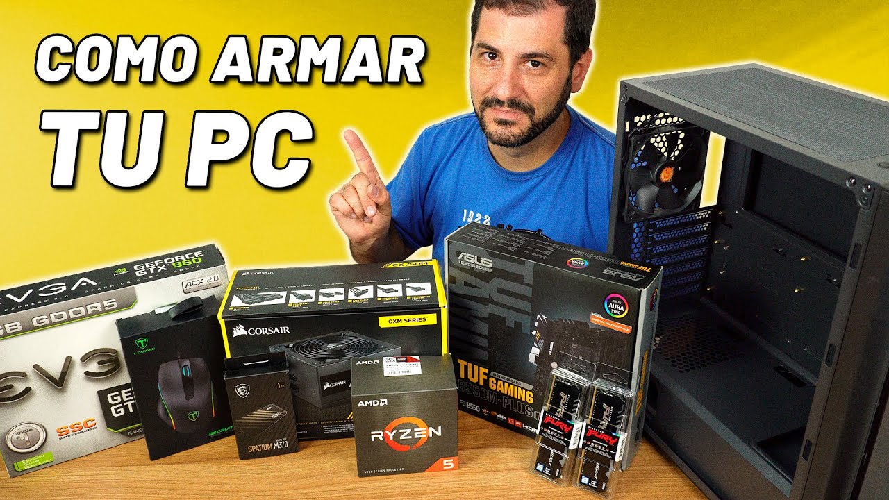 C&oacute;mo armar una PC (Paso a Paso) 🖥️ Muy F&aacute;cil!!