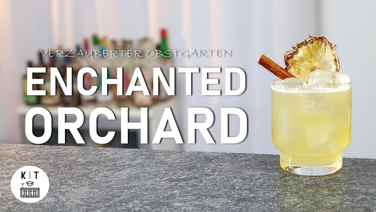 Enchanted Orchard Cocktail - Der verzauberte Obstgarten mit Pisco und Calvados