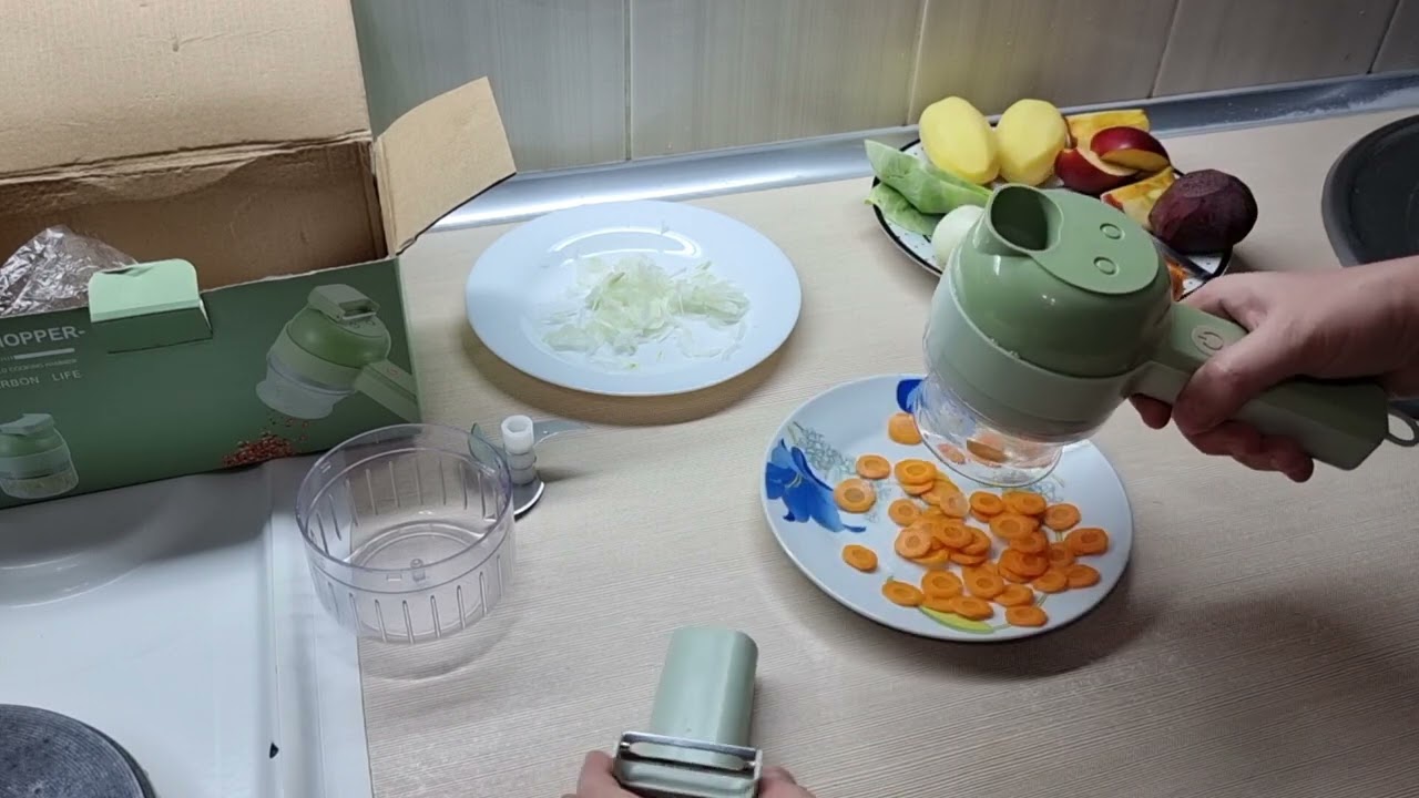 Портативный Мини Чоппер, Честный обзор и Тест! Измельчитель кухонный беспроводной