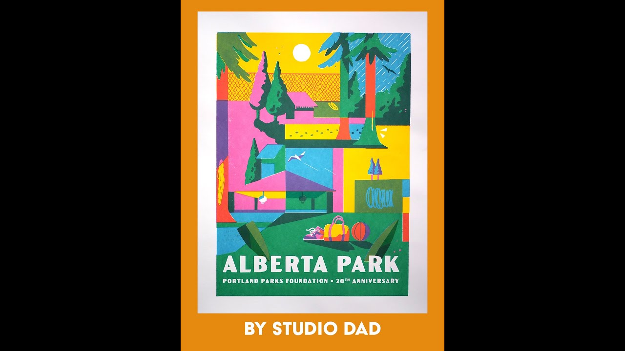 Posters for Portland Parks: Alberta Park