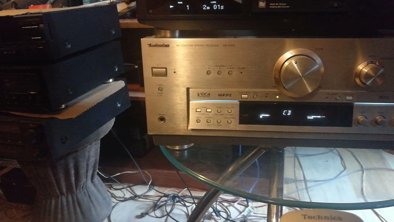 Technics  SA-DA10 av control stereo receiver Mos-Fet. first test. NakamichiRIGA SOLD PRODANO !