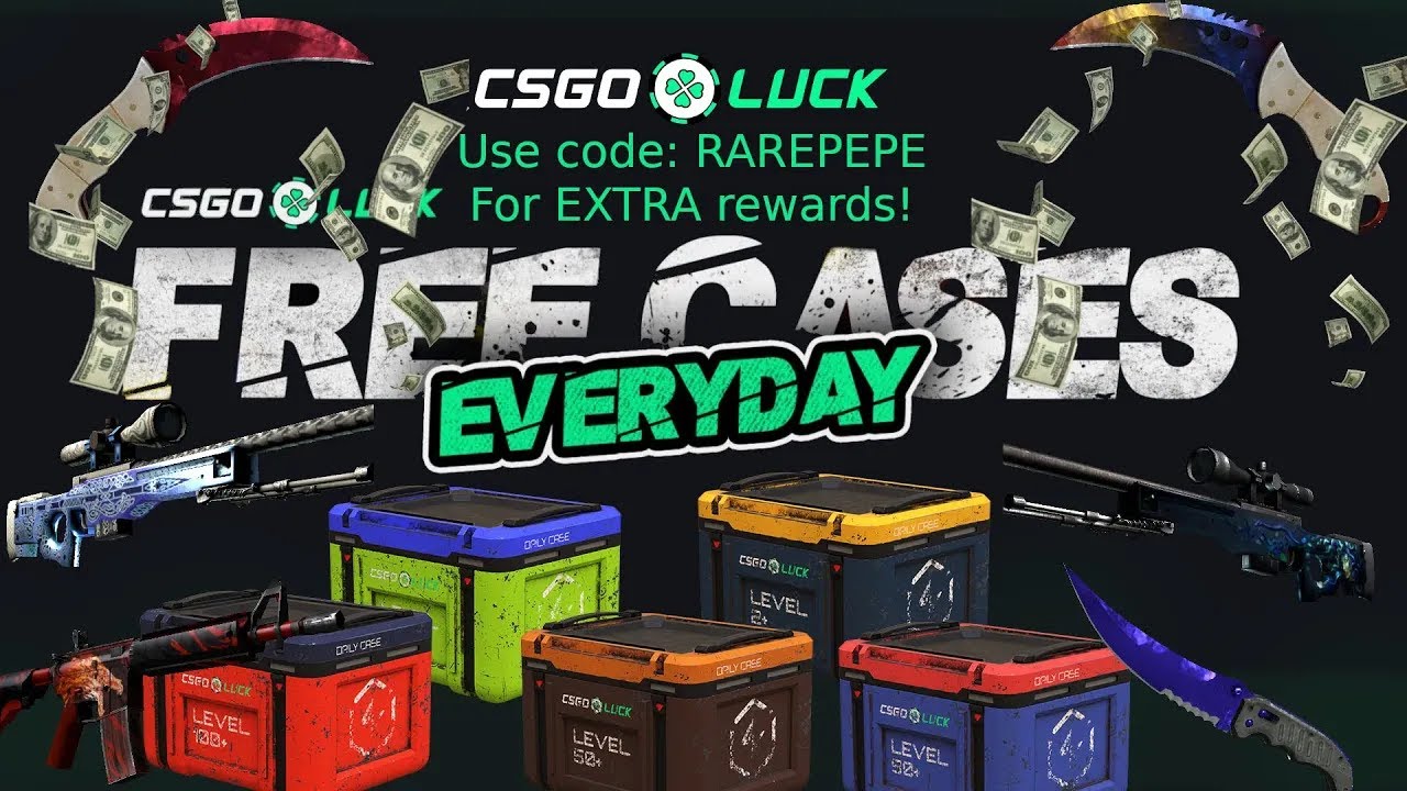 Top CS2 gambling site in 2024! | Free CS 2 skins | Csgoluck | Use code RAREPEPE | 10$ Investment