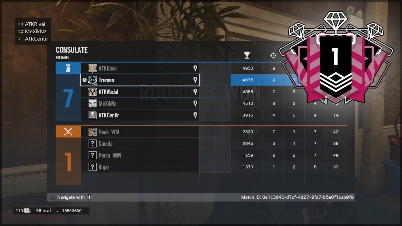 The Full 9 K/D Sweaty Consulate Competitive Game - Rainbow Six Siege Xbox