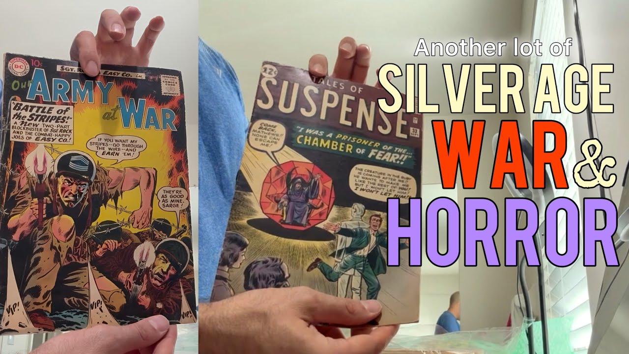 Unboxing comics eps 24  - 2 more KILLER deals on war & horror comic books (oh, and GIJoe)