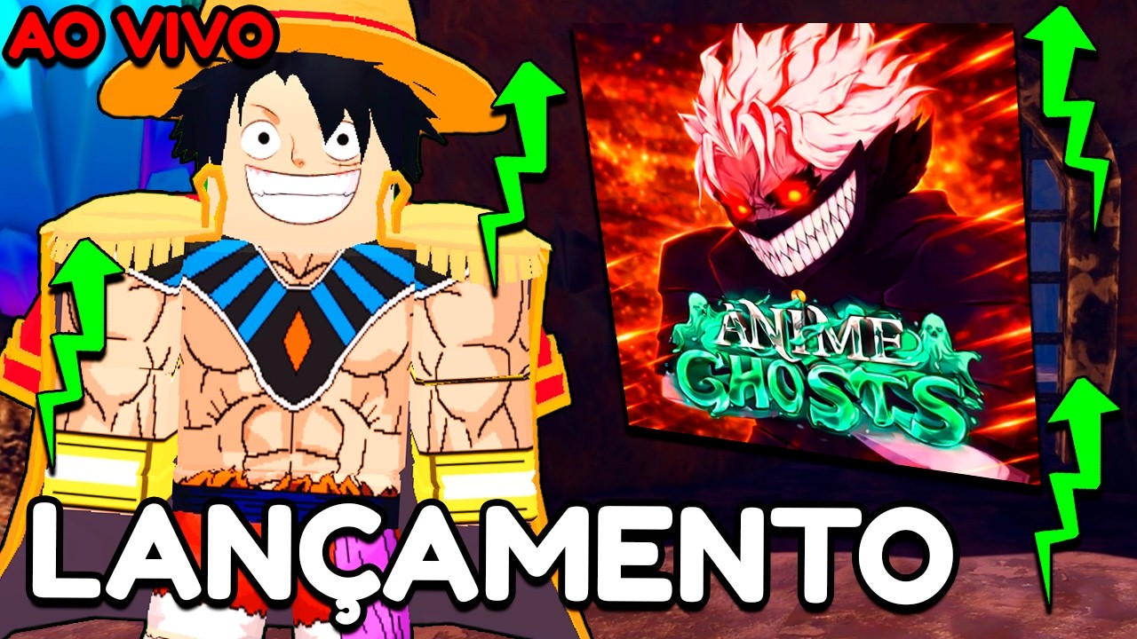 AO VIVO LAN&Ccedil;AMENTO HOJE!!! +SORTEIO GAMEPASS NO ANIME GHOSTS SIMULATOR ROBLOX