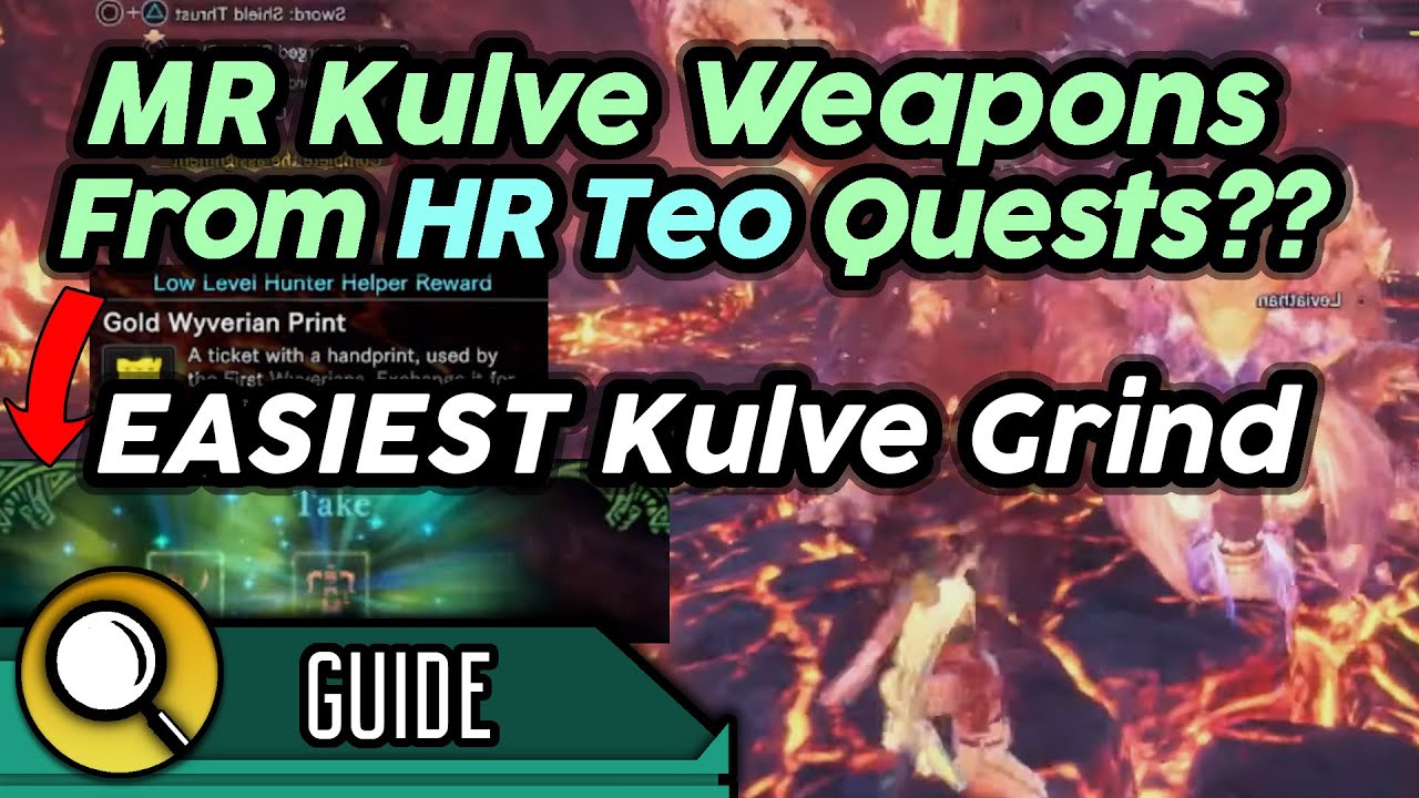 MR Easiest Kulve Taroth Grind - Hunter Helper Abuse (Kulve Materials From High Rank Quests) | MHW IB