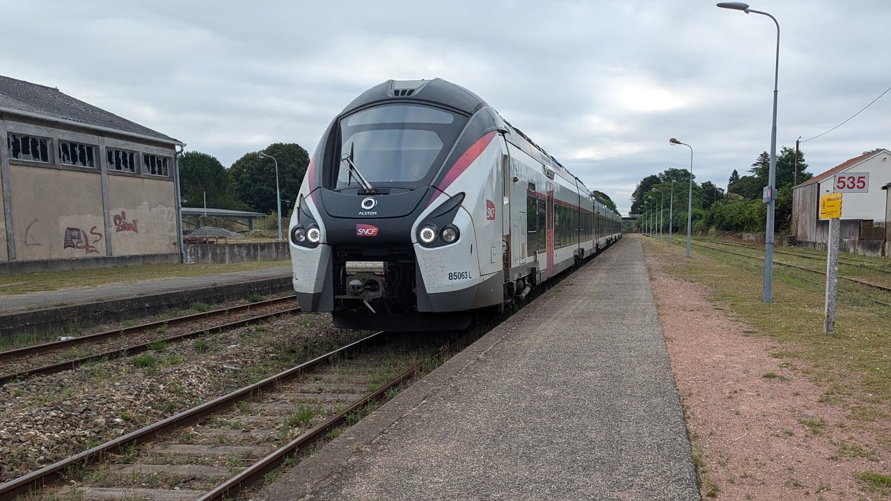 Intercités Jonzac - Nantes via La Rochelle Coradia Liner