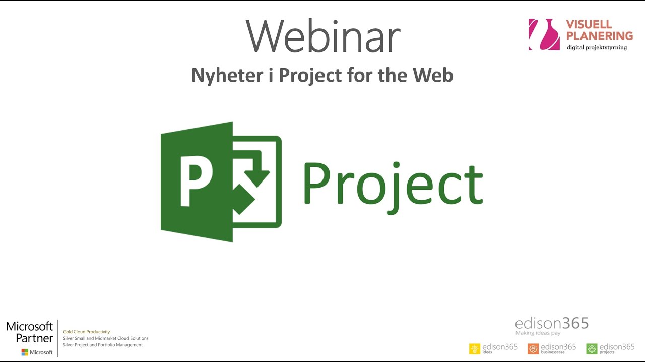 Nyheter i Project for the Web