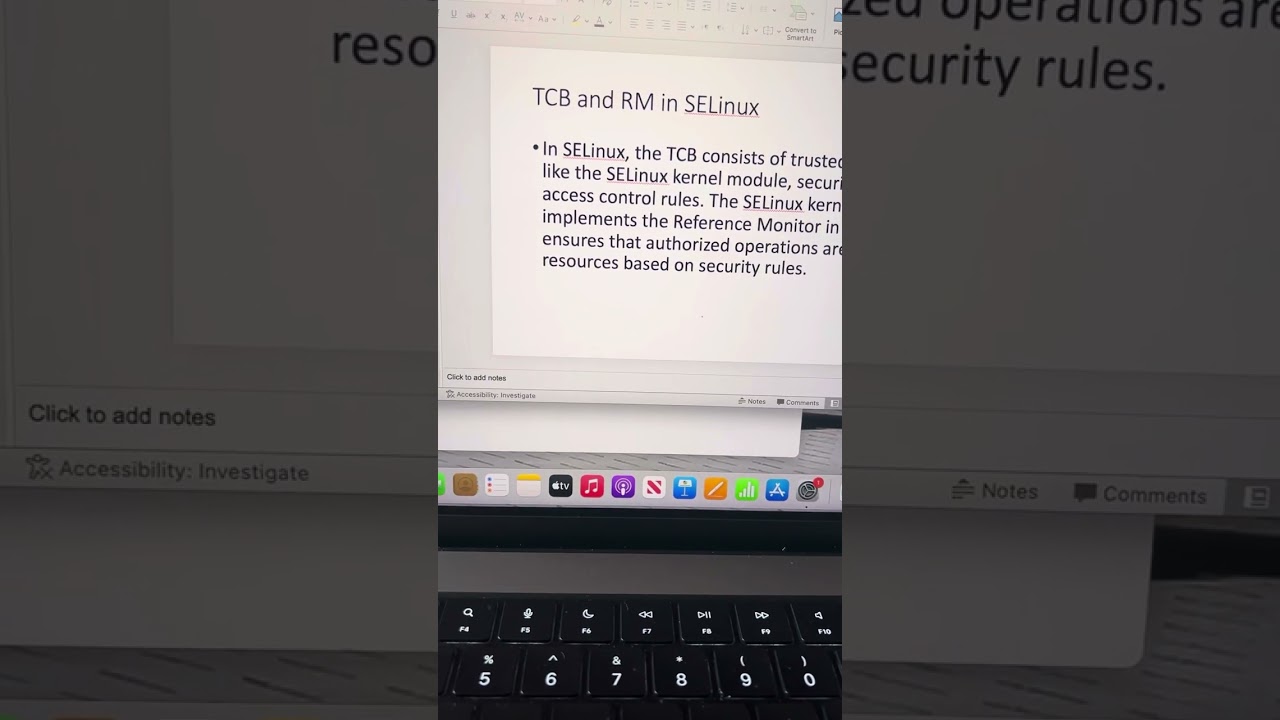 TCB and RM in SELinux