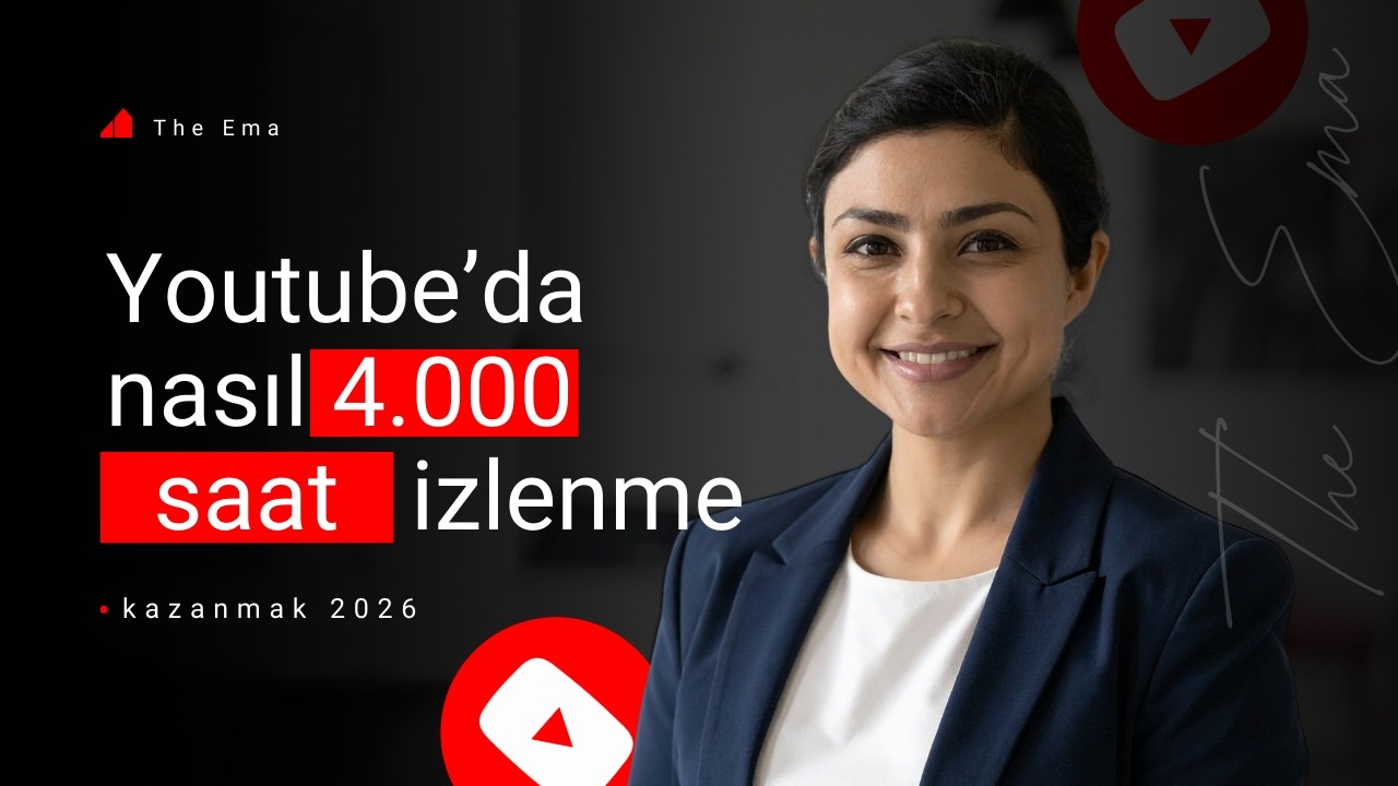 Youtube 4.000 Saat İzlenme Süresi Tamamlamak - Youtube İzlenme Süresi Kasmak