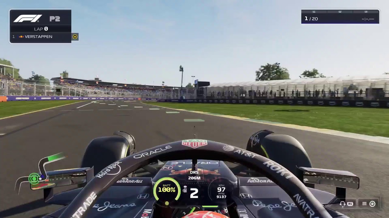 my first time on the PlayStation 5 and playing Formula 1