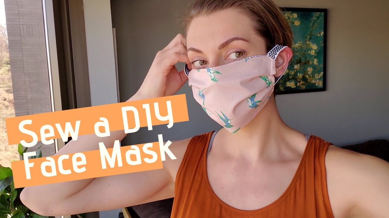 How to Sew a DIY Protective Fabric Face Mask with Pattern and Printable Tutorial