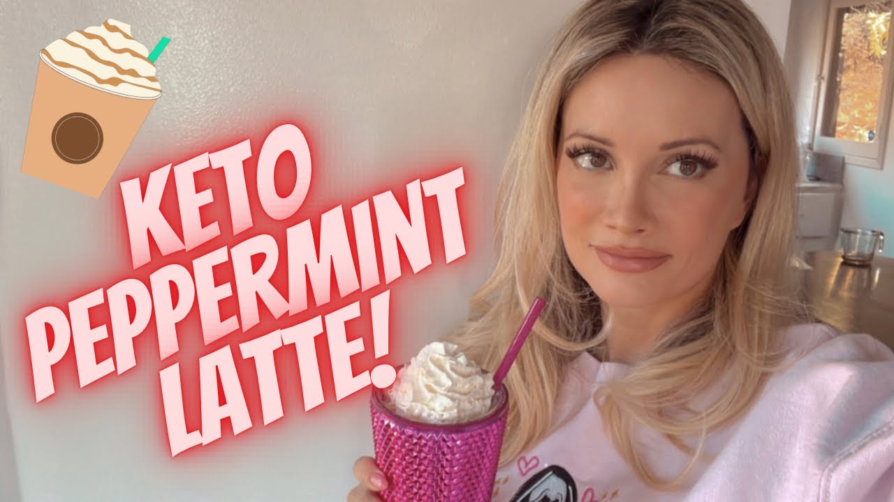 VLOGMAS DAY 9 / MAKING A KETO STARBUCKS PEPPERMINT LATTE AT HOME