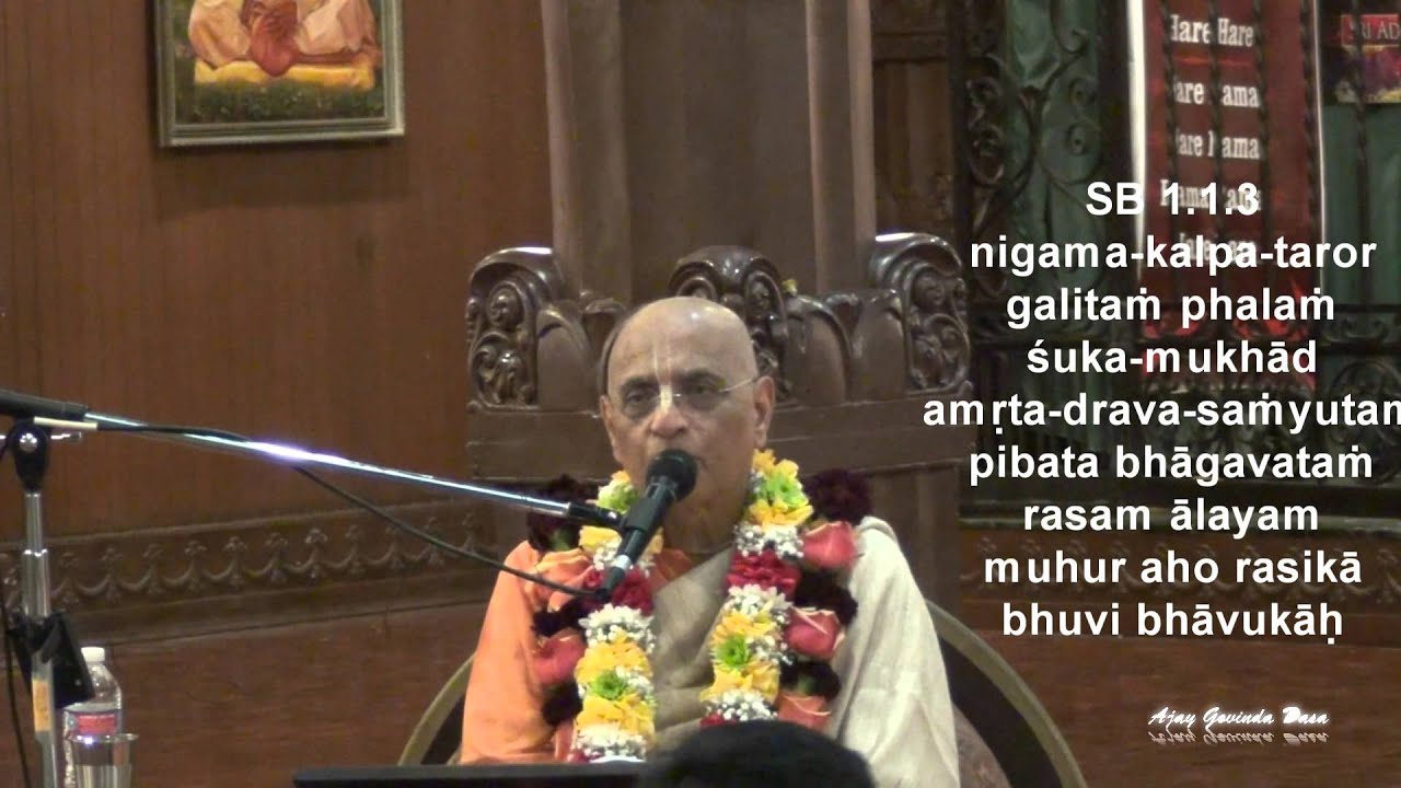 US Retreat 2015 HH Bhakti Charu Swami D1Bhagavatam